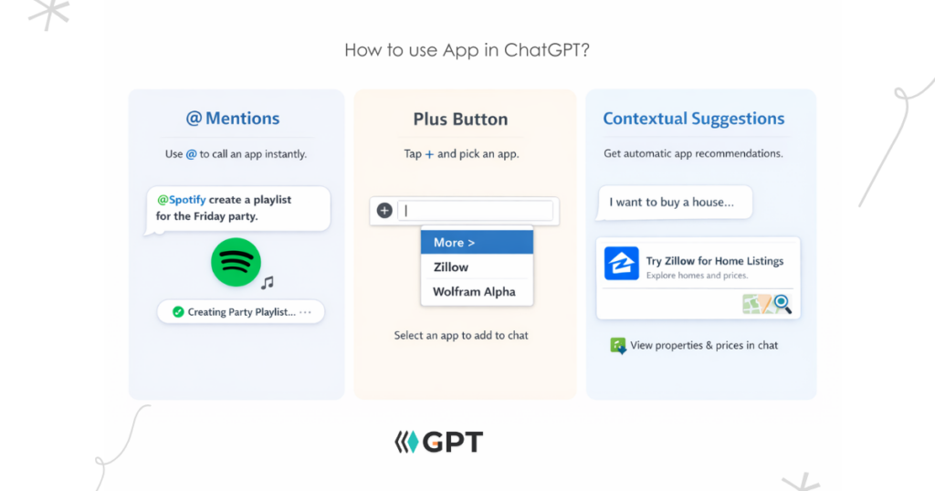 How to use App ใน ChatGPT